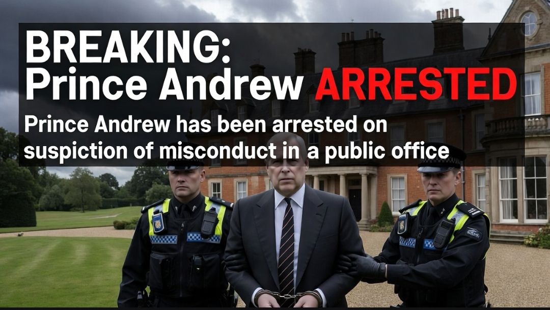 Photo of BREAKING: Former UK Royal Andrew Mountbatten-Windsor Arrested Over Alleged Misconduct Linked to Epstein Case
