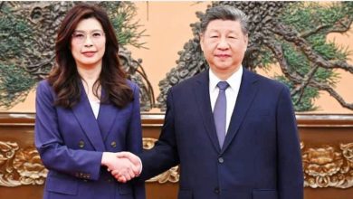 Photo of Xi Jinping and Taiwan Opposition Leader Cheng Li-wun Hold Historic Meeting Amid Unprecedented Naval Surge