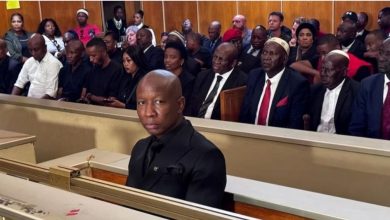 Photo of South African Firebrand Opposition Leader Julius Malema Sentenced to Five Years in Prison over Firearm Charges