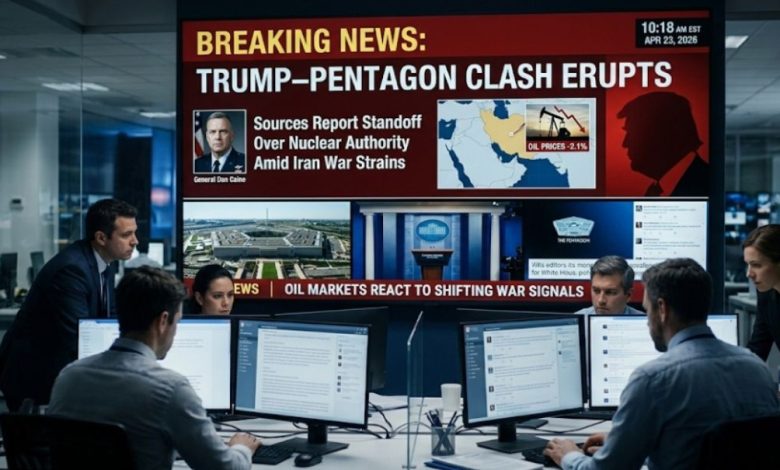 Photo of Trump–Pentagon Clash Erupts Over Nuclear Authority Amid Iran War Strains