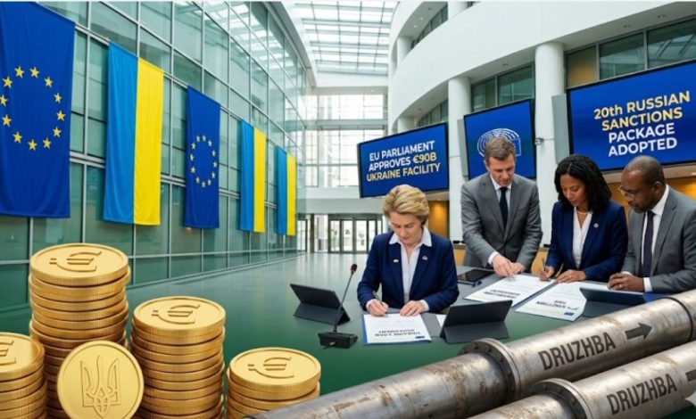 Photo of EU Finalizes €90 Billion Ukraine Loan and 20th Sanctions Package as Russian Oil Resumes